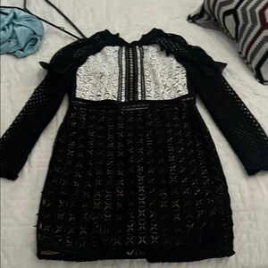 Chic Black and White Dress